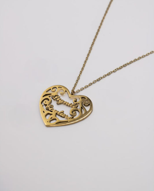 Heartless Glare Gold Neckless